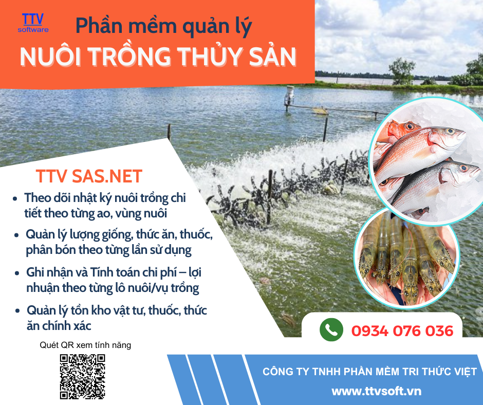 Phần Mềm Quản Lý Ao Nuôi Thủy Hải Sản